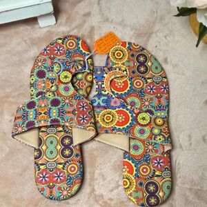 Vibrant Multicolor boho Women's Sandals